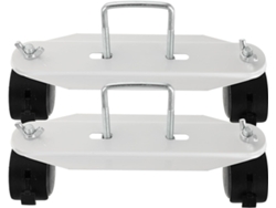 2 Pares De Soportes Móviles Para Poleas Radiadores