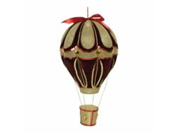 Adorno Natalício Poliéster Veludo Globo 23 X 40 cm