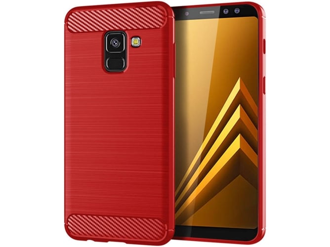 Carcasa Samsung Galaxy A8 2018 Protective Rojo