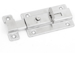 Cerrojo De Bloqueo Automático Con Botón Pulsador De Acero Inoxidable Tono Plata De 3" (c95a1202c2...
