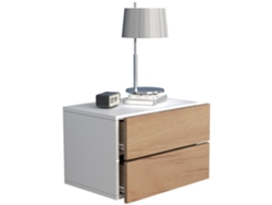 Mesita de noche de pared de madera Usal L 45 cm Vcm