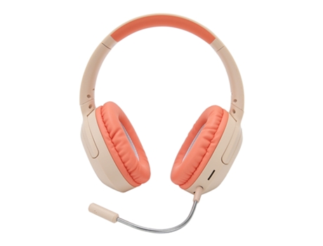 Auriculares inalámbricos Bluetooth SMANDY L800 Compatible con tarjeta de memoria (Over Ear - Micrófono - Naranja)