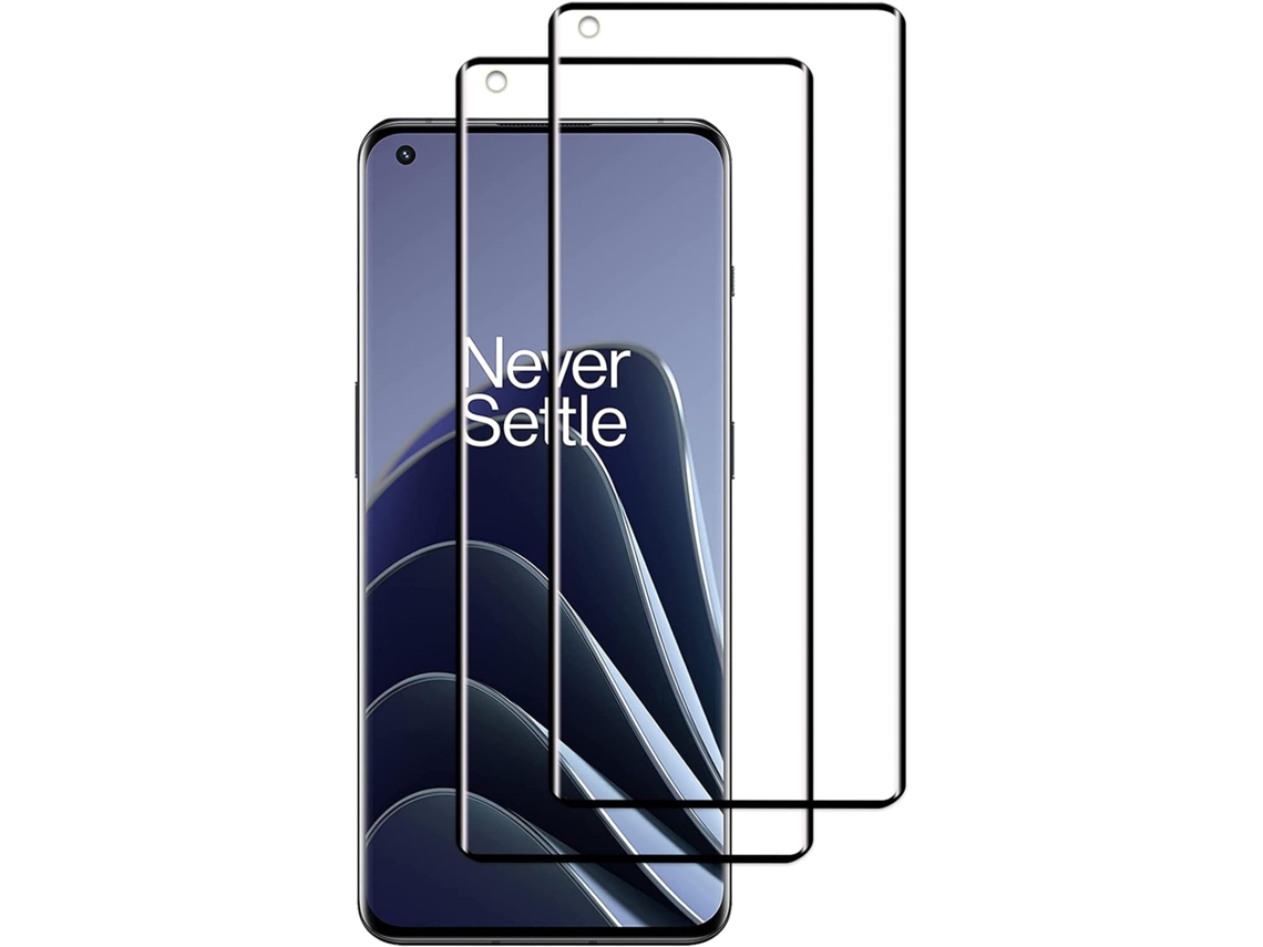 Conjunto de Protectores de Pantalla Hd Antiriscos Alta Sensibilidade Toque para Oneplus 10 Pro 5G HONGWE. Vidrio Templado Transparente (2un)