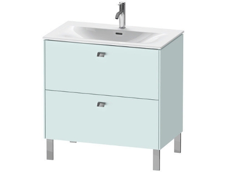 Mueble de lavabo DURAVIT Brioso vertical 82,0 x 47,9 cm 2 cajones cajón superior incl. recorte de sifón y delantal para lavabo Viu 234483