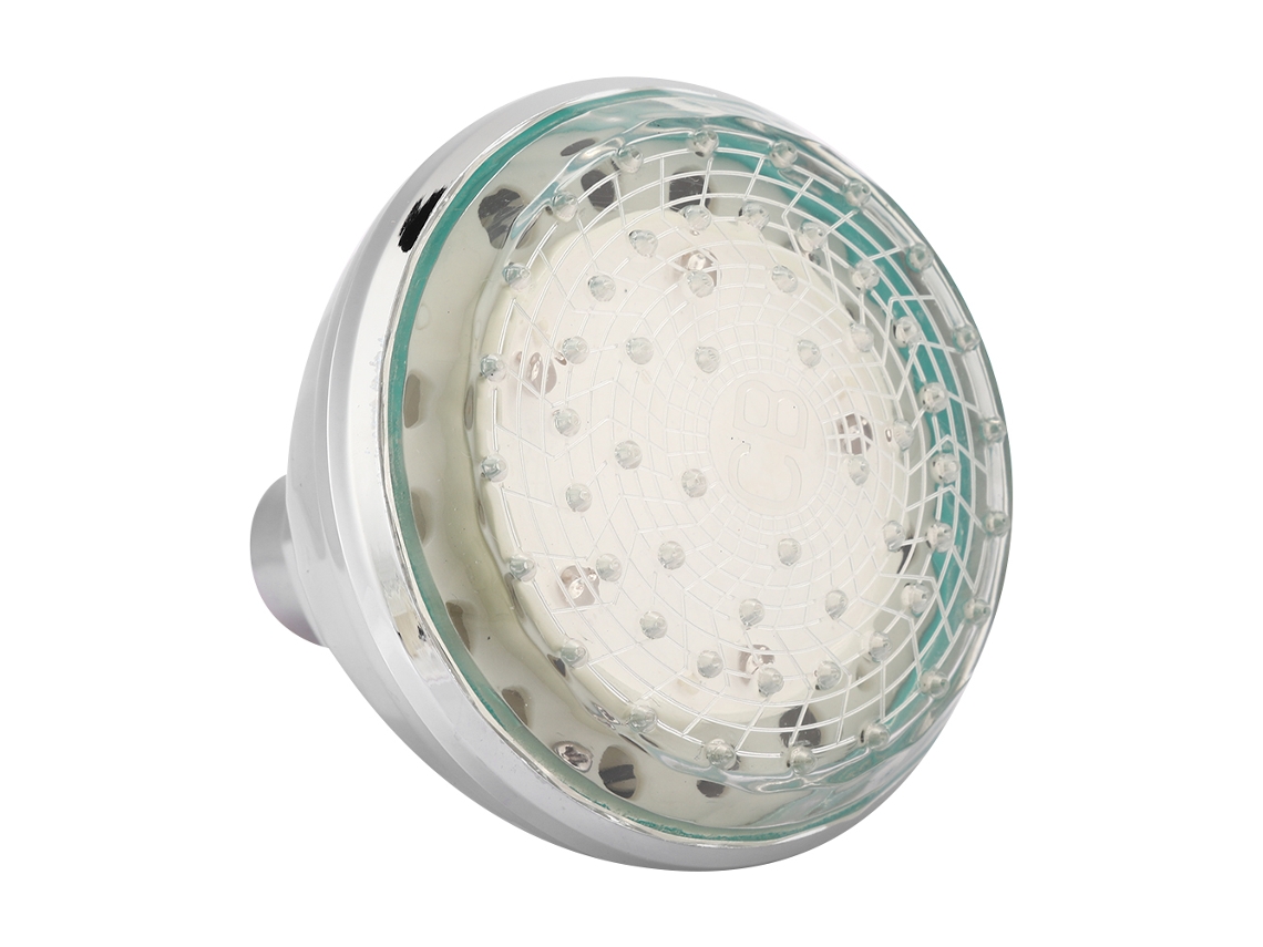 Ducha Led Mural Con Luz De Cambio De Color, Abs Galvanizado De 1/2 Pulgada, Control De Temperatura, 9814b