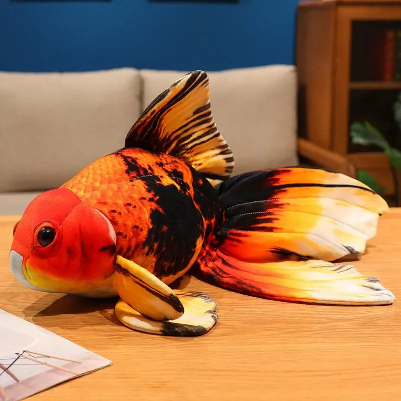 (estilo B, 50 Cm) Peluche De Pez Dorado Lucky Koi, Juguete De Peluche De Animal, Almohada Decorativa De Dibujos Animados De Pez Dorado