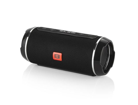 Columna Bluetooth Portatil 2X 10W Fm Radio Black Blow