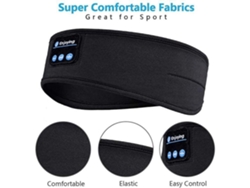 Auriculares para dormir de lado, auriculares inalámbricos Bluetooth para dormir insomnio YEMAESRE