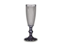 Copa de champán Transparente Antracita Vidrio (185 ml)