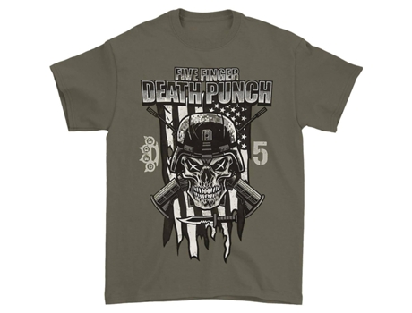 Camiseta ROCKINSTONE de las Fuerzas Especiales de Infantería Five Finger Death Punch (S)