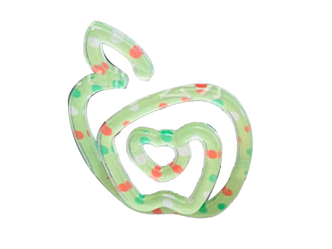 Marcapáginas Clip Papel Forma Fruta Verde