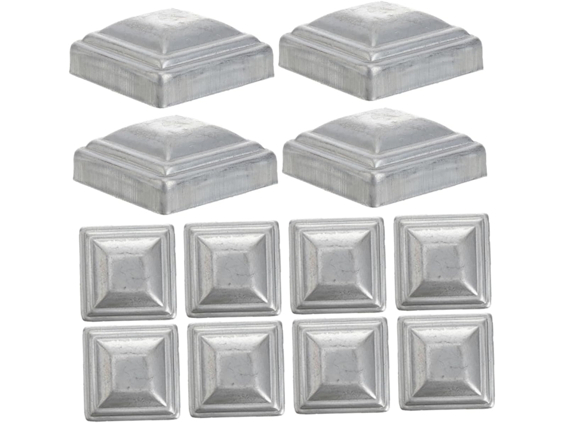 Paquete De 12 Tapas Cuadradas Para Transportadores, Accesorios Para Barreras De Seguridad