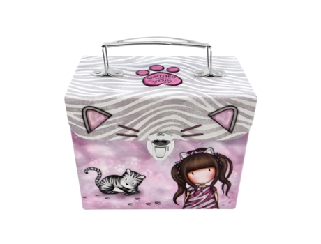 Caja de Almacenaje Gorjuss Ruby wild Gris Cartón (16 x 13,4 x 9 cm)
