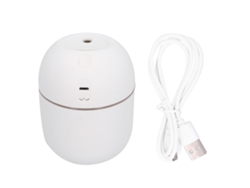 Mini Humidificador Usb Portátil Con Luz Led Para Escritorio, Dormitorio, Blanco, Ultrasónico