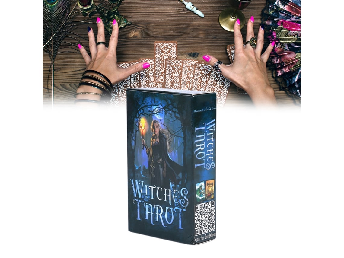 Juego De Tarot De Brujas, Versión En Inglés, Completo, 78 Cartas, Juego De Fiesta Familiar
