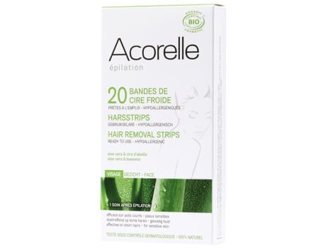 Bandas Cera Fría Facial 20 Uds 4 Gratis ACORELLE