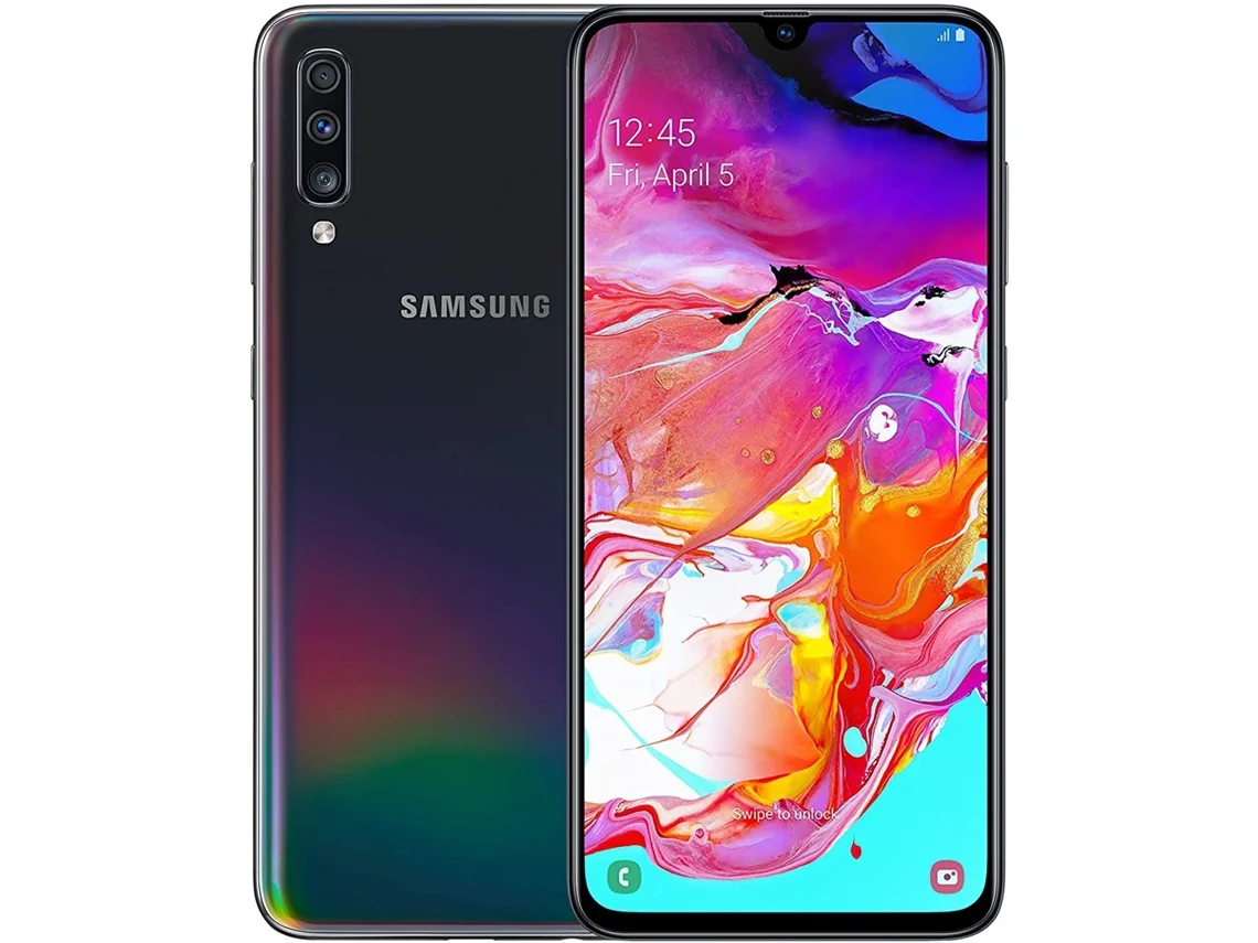 Smartphone SAMSUNG Galaxy A70 (Reacondicionado Marcas Mínimas - 128 GB - Negro)
