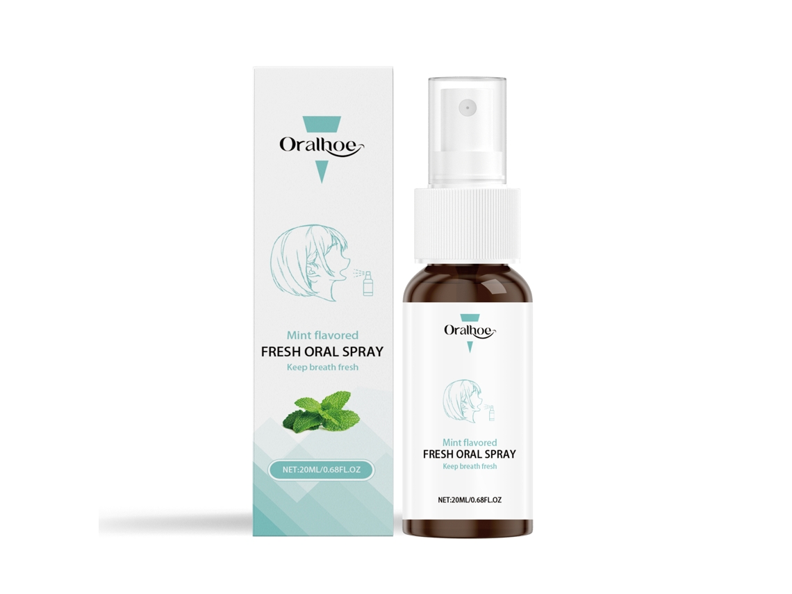 Spray bucal para una frescura bucal inmediata y duradera.