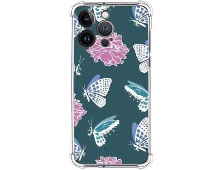 Carcasa iPhone 13 Pro (6.1) TUMUNDOSMARTPHONE Dibujos Antigolpes Flores 10 Multicolor