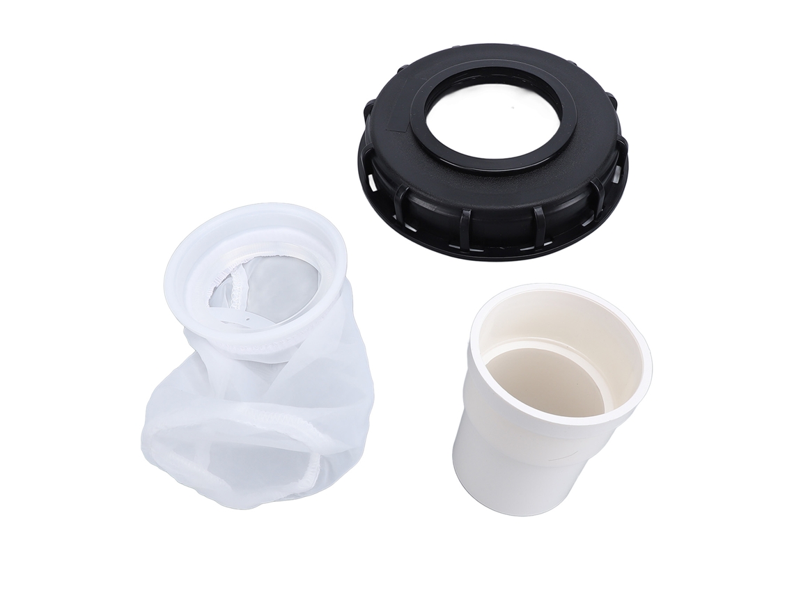 Tapa de barril de 165 mm, reutilizable, de plástico, con filtro, para la industria alimentaria, farmacéutica y química.
