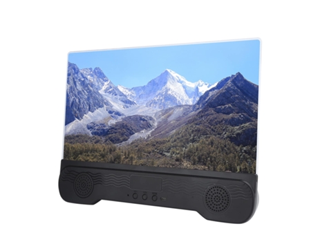 Lupa de pantalla de teléfono de 14 pulgadas Amplificador de pantalla de teléfono celular HD con altavoz Bluetooth Lupa de teléfono portátil de escr...