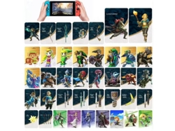40 minitarjetas Amiibo NFC compatibles con The Legend of Zelda: Tears of the Kingdom para Switch y Switch Lite
