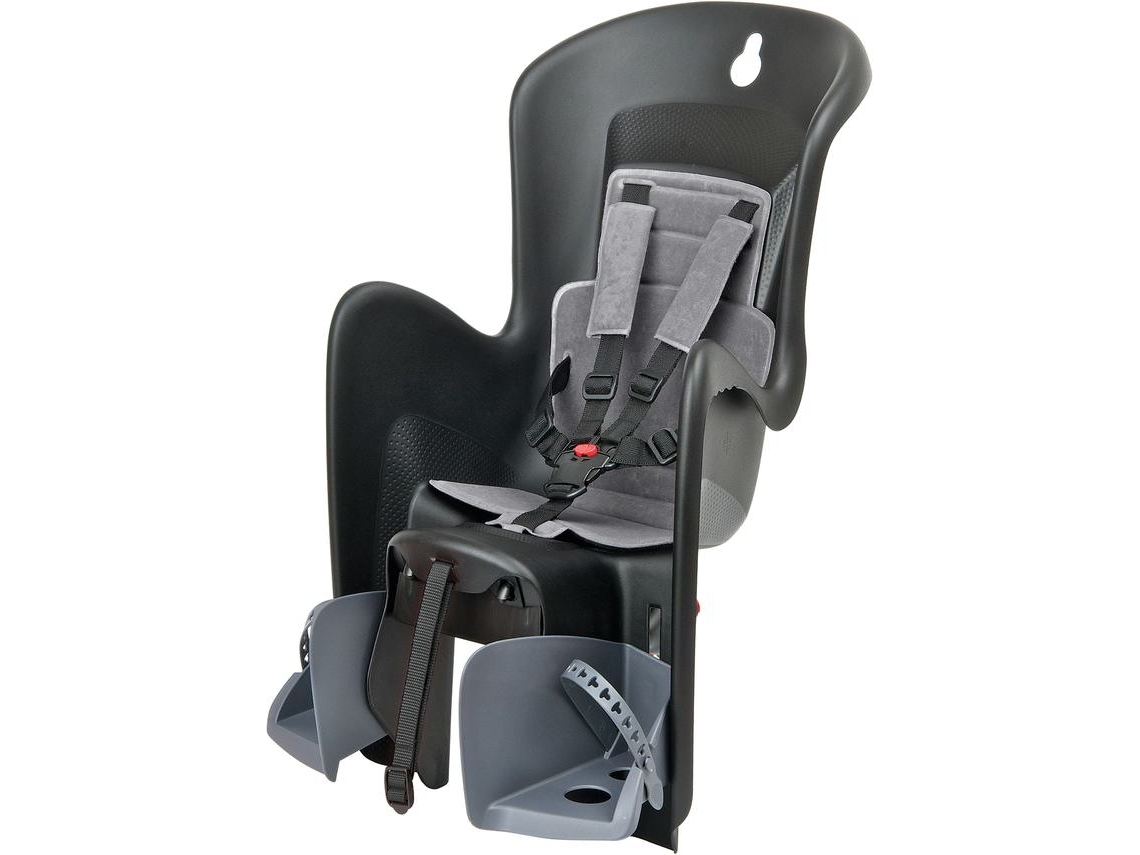 Silla Bicicleta Trasera Ninõ Portaequipajes BILBY  Negro/Gris