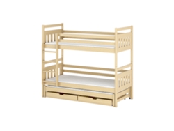 Litera FURNLUX Seweryn (Beige, Madera Maciza - 98X198X164 Cm / 90X190 Cm)