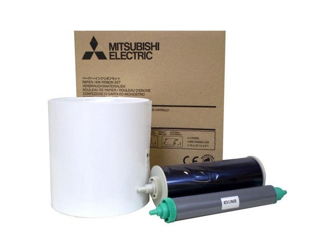 Papel Fotografico Ck9015 600 Fotos 10X15 MITSUBISHI