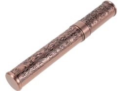 Tubo De Metal De Color Cobre A Prueba De Golpes Para Puros, Estuche Individual Portátil Para Hidratación.