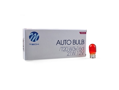 Lámpara Wy21W Wx3x16D 21W 12V Ámbar M-TECH