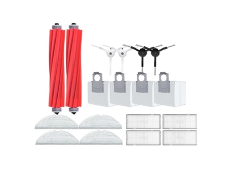 Kit de acessórios 18 peças para filtro roborock g10s/g10s pro s7 maxv hepa