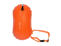 Globo Individual Para Natación, Fácil De Inflar, 8 Kg, 48 X 29 Cm, Naranja, Marca Vitality, Con Material De Pvc Duradero.
