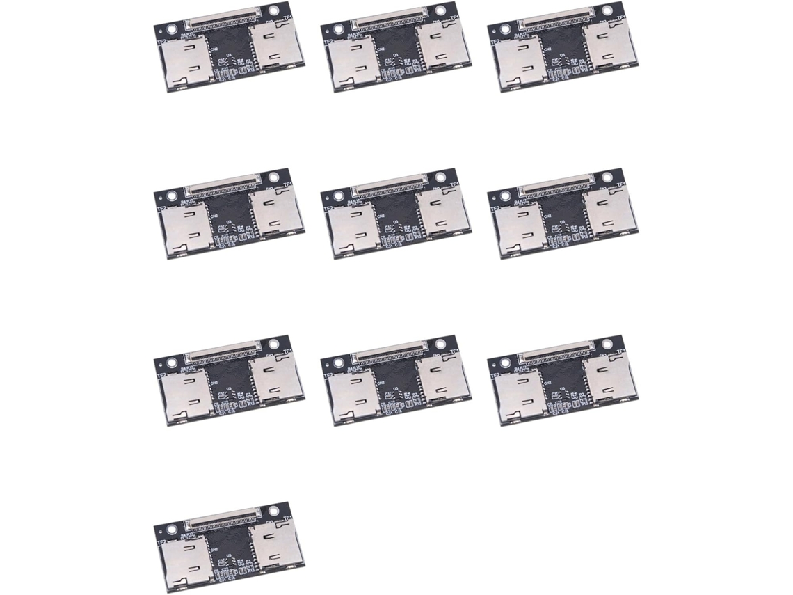 Tarjeta Adaptadora Tf De Doble Núcleo 10x Con Conexión Antiinterferencias Zif, Adecuada Para Ordenadores Y