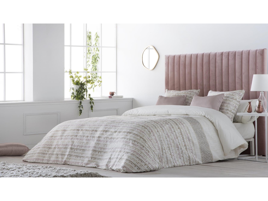 Funda Nórdica JVR Jade (Poliéster - Rosa - 160 cm)
