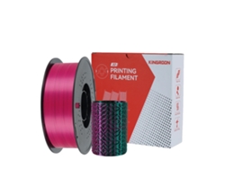 Filamento 3D, efecto bicolor, acabado de alto brillo, 1 kg rojo verde
