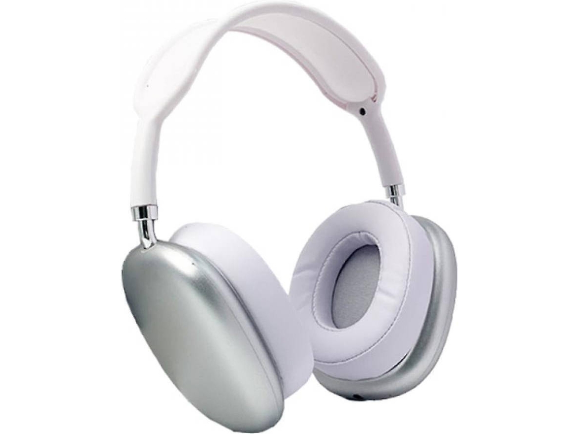Auriculares Bluetooth KLACK AUP9PLUS (Over Ear - Micrófono - Blanco)