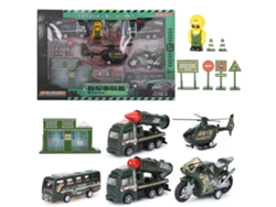 Brinquedo De Modelo De Veículos Militares Altamente Simulado Conjunto Presente Para Crianças