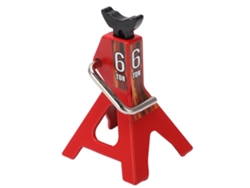 Camilla Para Coche Rc, Altura Ajustable, Accesorio Decorativo, Mini Camilla Elevadora Para Coche Rc A Escala 1/10, Roja