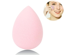 Esponja De Maquillaje Sin Latex Para Base Líquida Polvos Cremas Libre De Crueldad Corte Oblicuo Gotita De Agua Negro