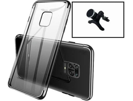Kit Funda y Soporte Xiaomi Redmi Note 9 Pro SlimArmor Negro