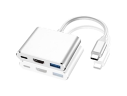Adaptador Usb-c A Hdmi 4k, Adaptador Earr Tipo-c, Concentrador Hdmi Con Convertidor Digital, Usb 3.0, Puerto De Carga Usb-c, 1320*