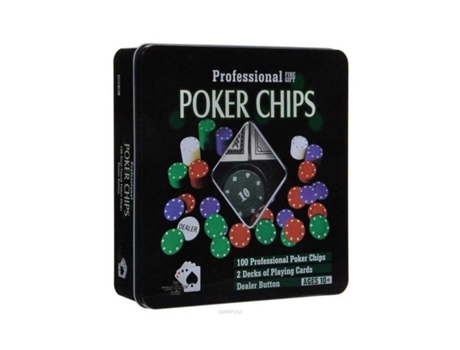 Juego de Poker 100 fichas numeradas con caja 2 Juego de cartas Ficha dealer TEXAS HOLD*EM