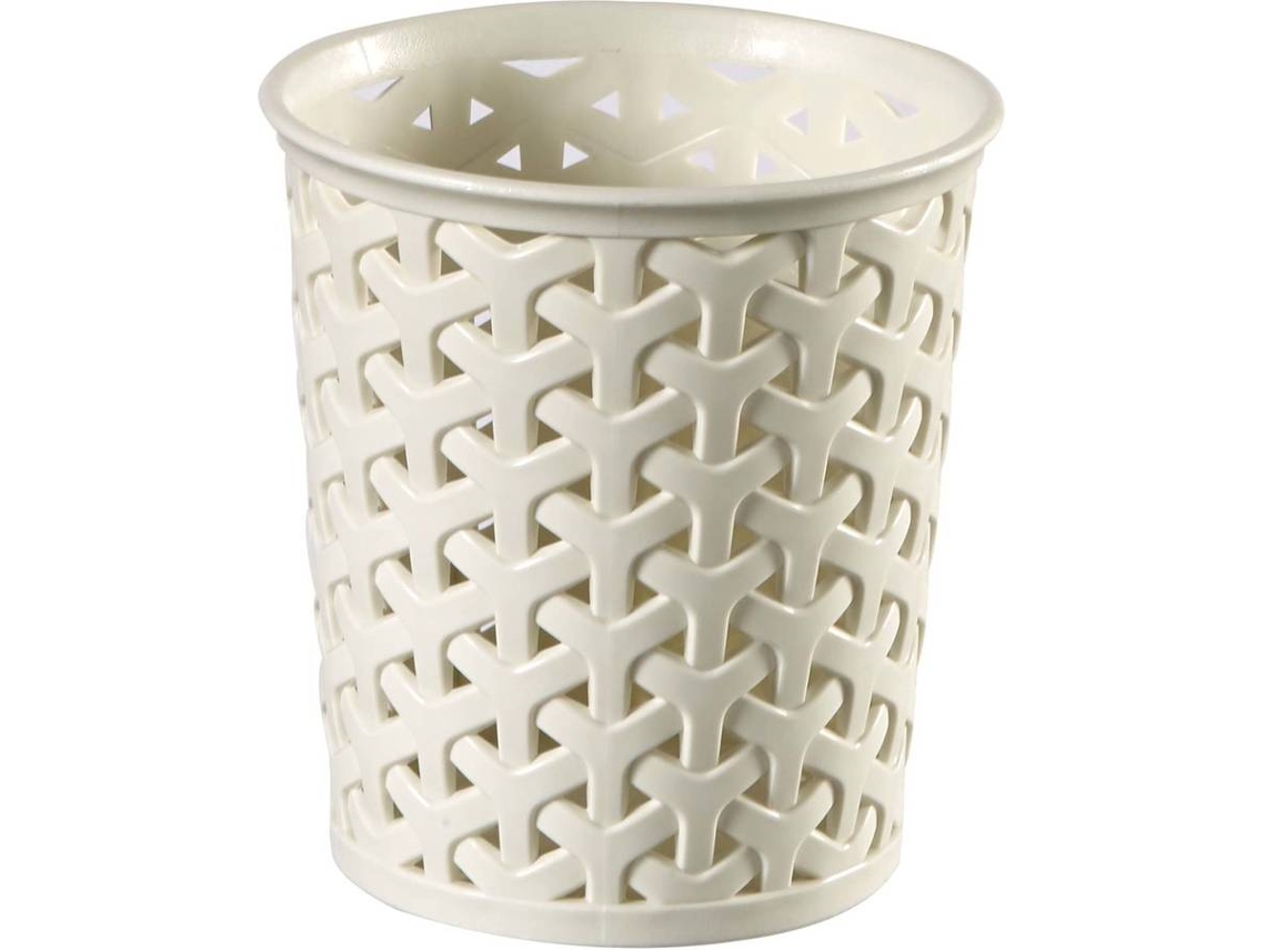 Cesta de Papel CURVER My Style S Beige (Plástico - 10.6 x 11.2 x 10.6 cm)