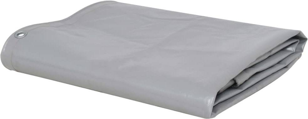 Lona VIDAXL Gris (650 G/m² - 3 x 4 m)