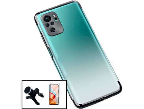 Kit Carcasa y Soporte Magnético Auto Reforzado Xiaomi Redmi Note 10s PHONECARE SlimArmor Negro