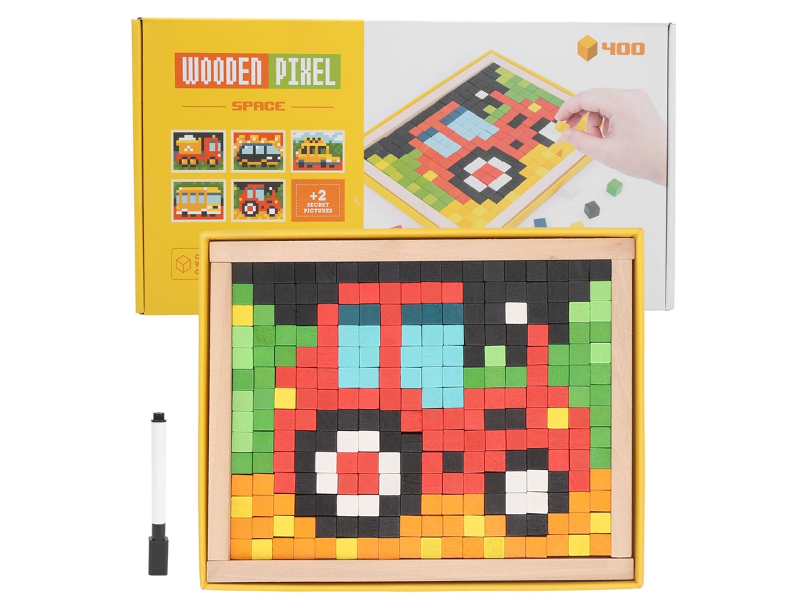 Rompecabezas De Mosaico De Madera Para Niños, Juguete Educativo, Bloques De Construcción, Edades De 6 A 14 Años.