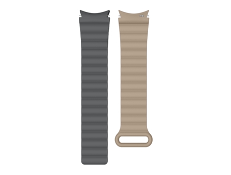 Correa de reloj inteligente para Samsung Galaxy Watch5 40 mm/44 mm Correa magnética de silicona (gris café)