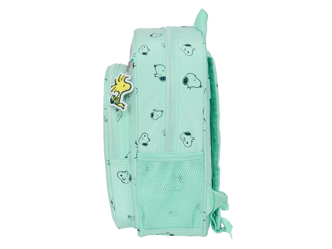 Mochila Escolar SNOOPY Groovy (Aguamarina - Taslan)