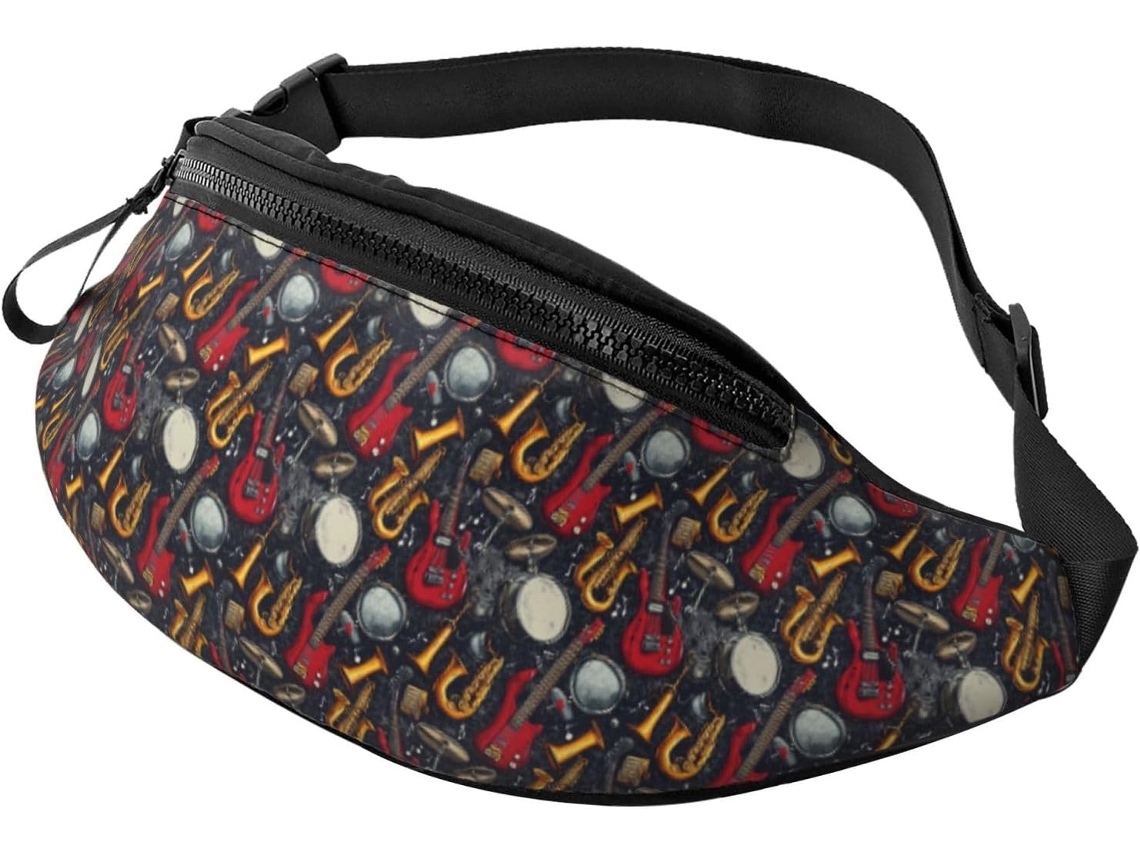 Riñonera Poliéster Para Hombre Diseño Estampado Vacaciones